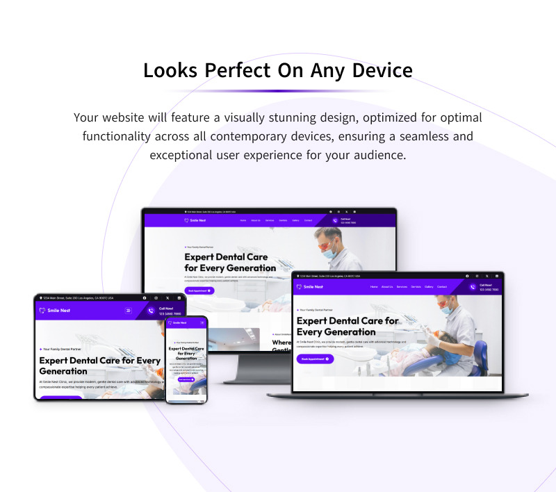 Smile Nest – Modern Dental Clinic and Medical Landing Page Template with Bootstrap 5 - Features Image 5