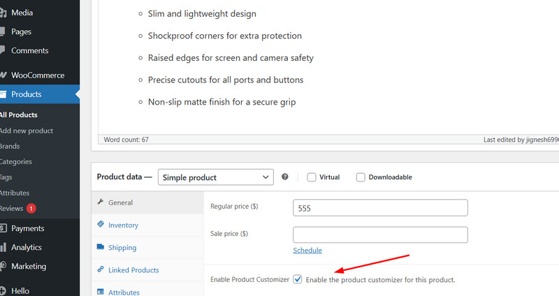 WooCommerce Product Customizer - Features Image 5