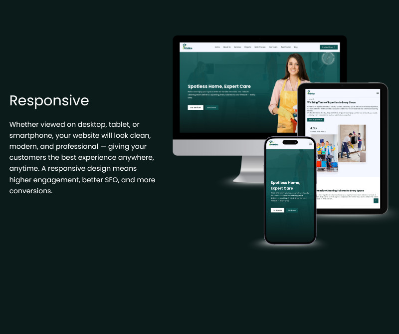 Pristina – Modern Cleaning Service HTML Landing Page Template - Features Image 2