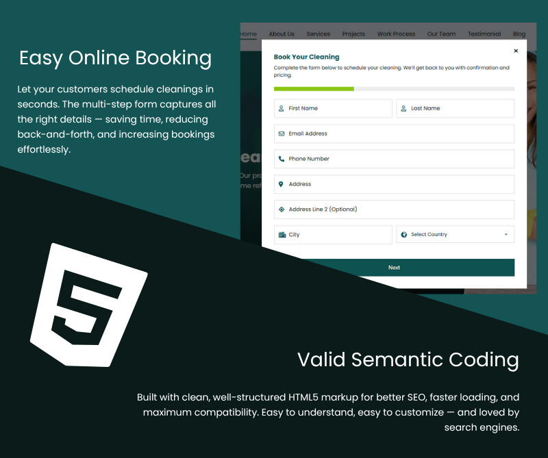 Pristina – Modern Cleaning Service HTML Landing Page Template - Features Image 3
