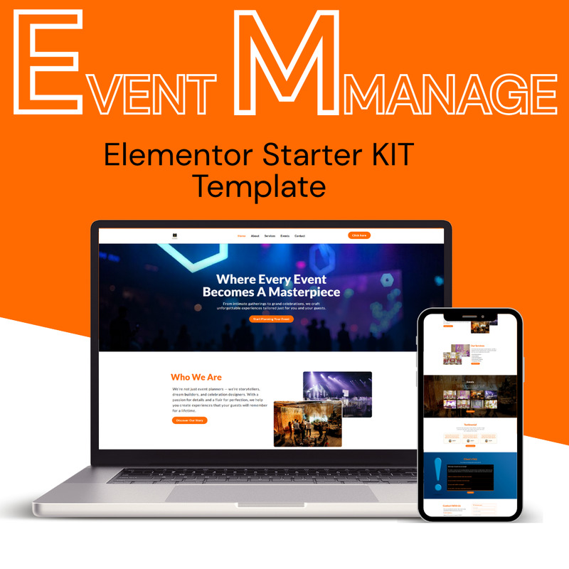 Eventia – Event Management Elementor Template Kit - Features Image 1