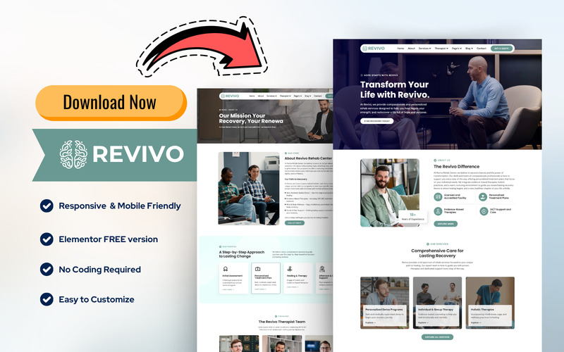 Holivia – Hospital & Medical Clinic Elementor Template Kit - Features Image 2