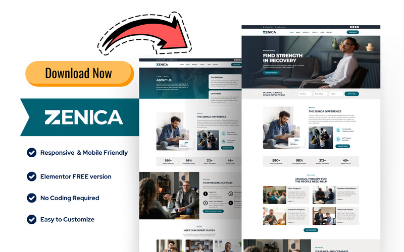 Oralux – Dental and Medical Services WordPress Elementor Template Kit - Features Image 4