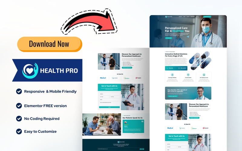 Holivia – Hospital & Medical Clinic Elementor Template Kit - Features Image 3