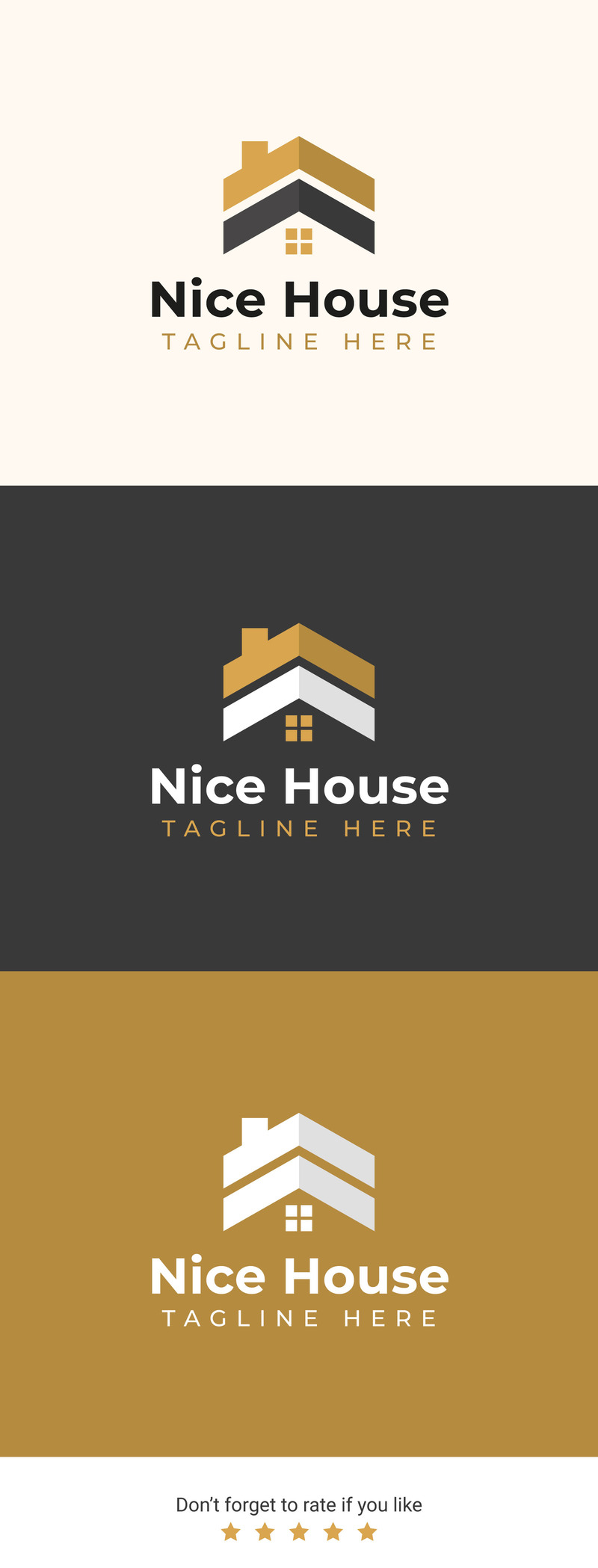 Modern Real Estate Nice House Logo Template - Features Image 1