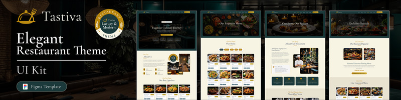 Tastiva - Elegant restaurangtema - Features Image 1