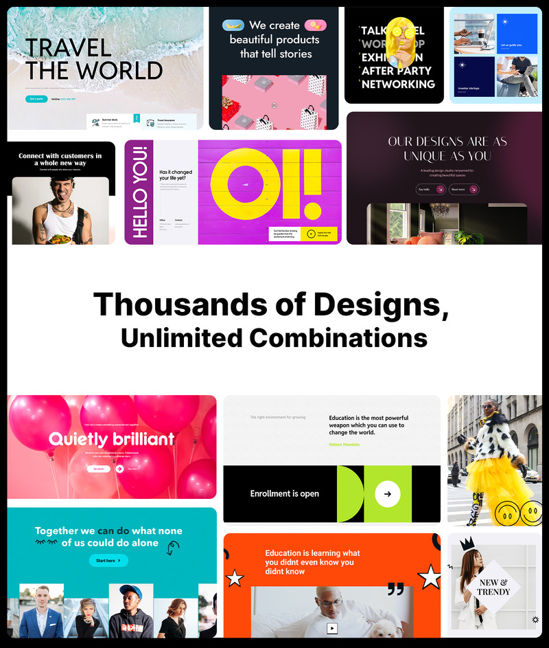 MaxiBlocks template library - Features Image 1