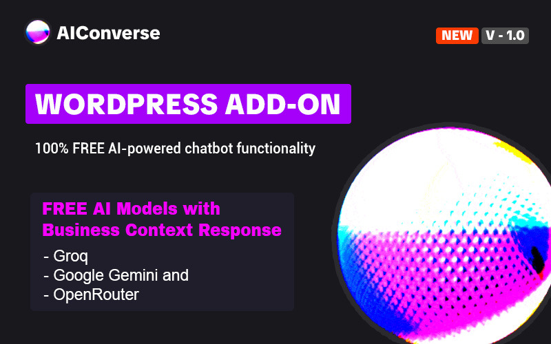 AIConverse - AI-Powered Chatbot Plugin for WordPress - Features Image 1