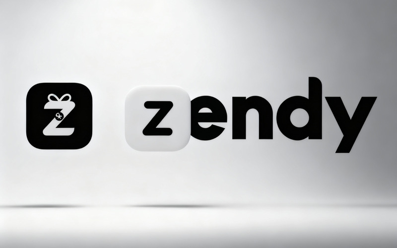 Zendy Icon Design - Modern Black and White Brand Identity - Features Image 1