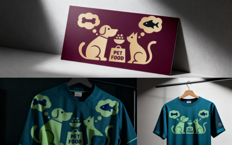 Pet Shop and Animal Care Logo Designs Dog Cat Bird Fish Modern Vector Branding Set - Features Image 3