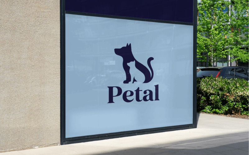 Minimalist Dog & Cat Logo Template - Features Image 1