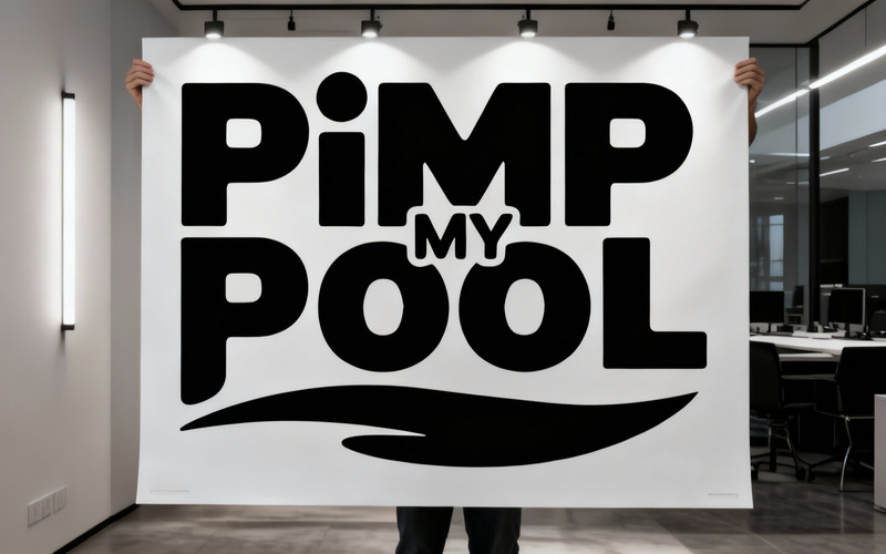 pool business logo design, water service brand, aquatic enterprise identity, pool company design - Features Image 1