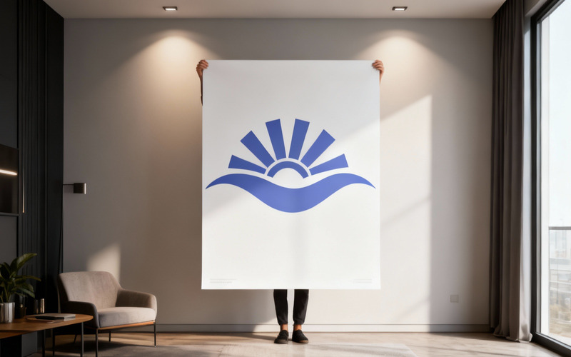 pool brand logo design, swimming pool identity, water business branding, custom pool logo creation - Features Image 1