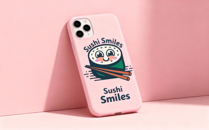 Sushi Restaurant Logo Design | Japanese Food Vector Branding - Features Image 1