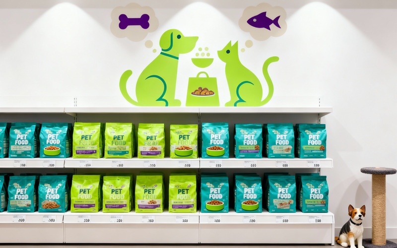 Pet Shop and Animal Care Logo Designs Dog Cat Bird Fish Modern Vector Branding Set - Features Image 1