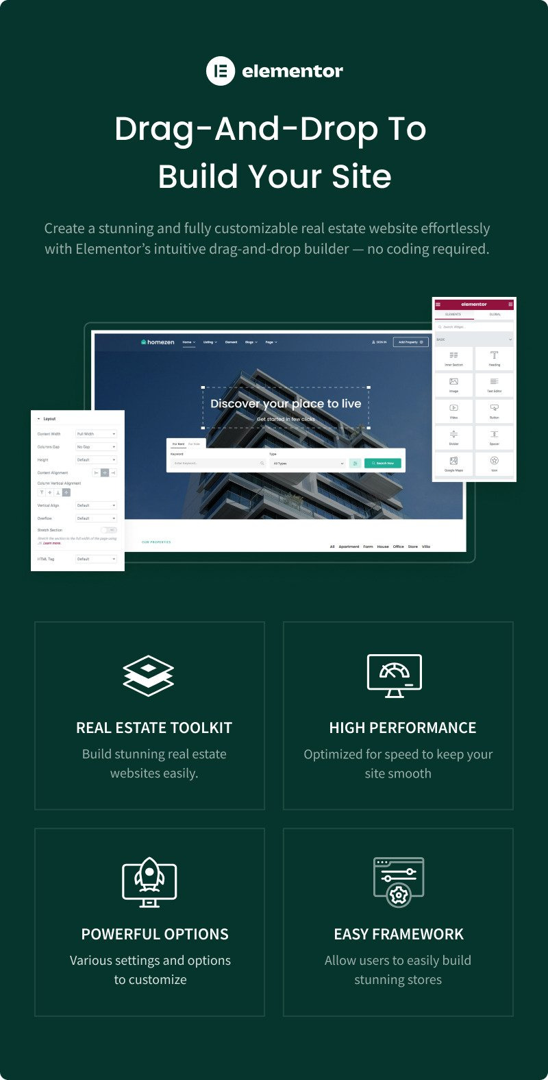 Homezen - Emlak WordPress Teması - Features Image 2