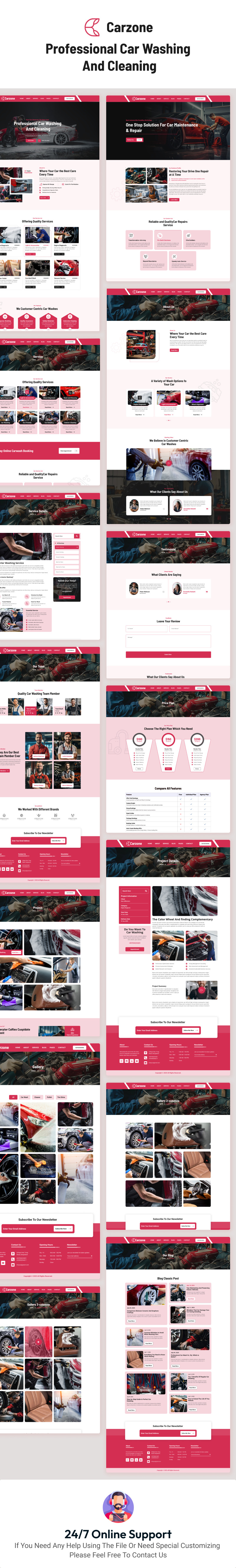 Carzone – Automobiel & Zakelijk Figma Website Template - Features Image 1