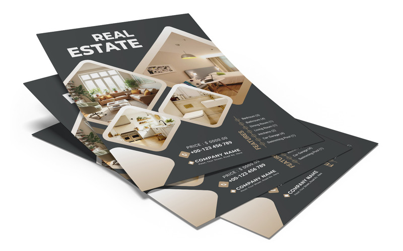 Real estate flyer design for house business - Features Image 5