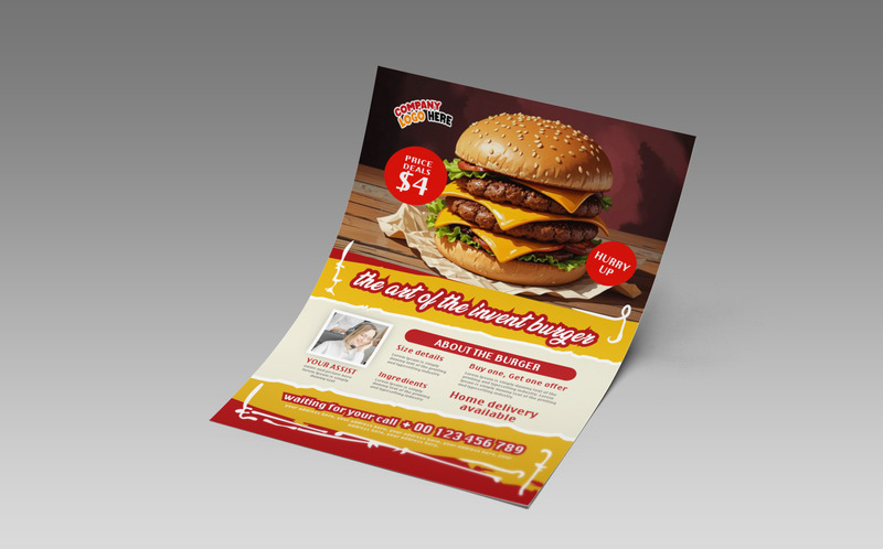 Food Flyer Design Template for Business - Features Image 3
