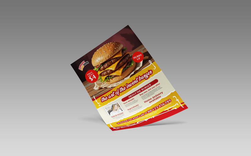 Food Flyer Design Template for Business - Features Image 1