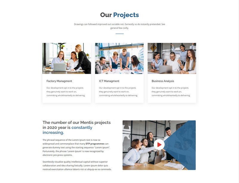 Mentis - Tema Elementor de WordPress para consultoría empresarial y multipropósito - Características Imagen 6