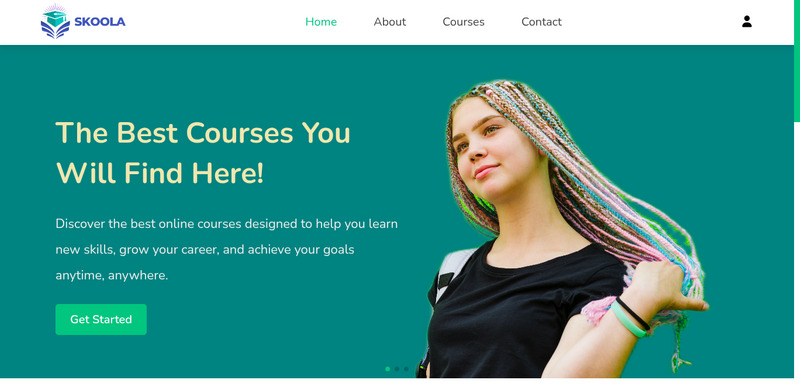 Modello HTML per piattaforma di e-learning - Caratteristiche Immagine 1