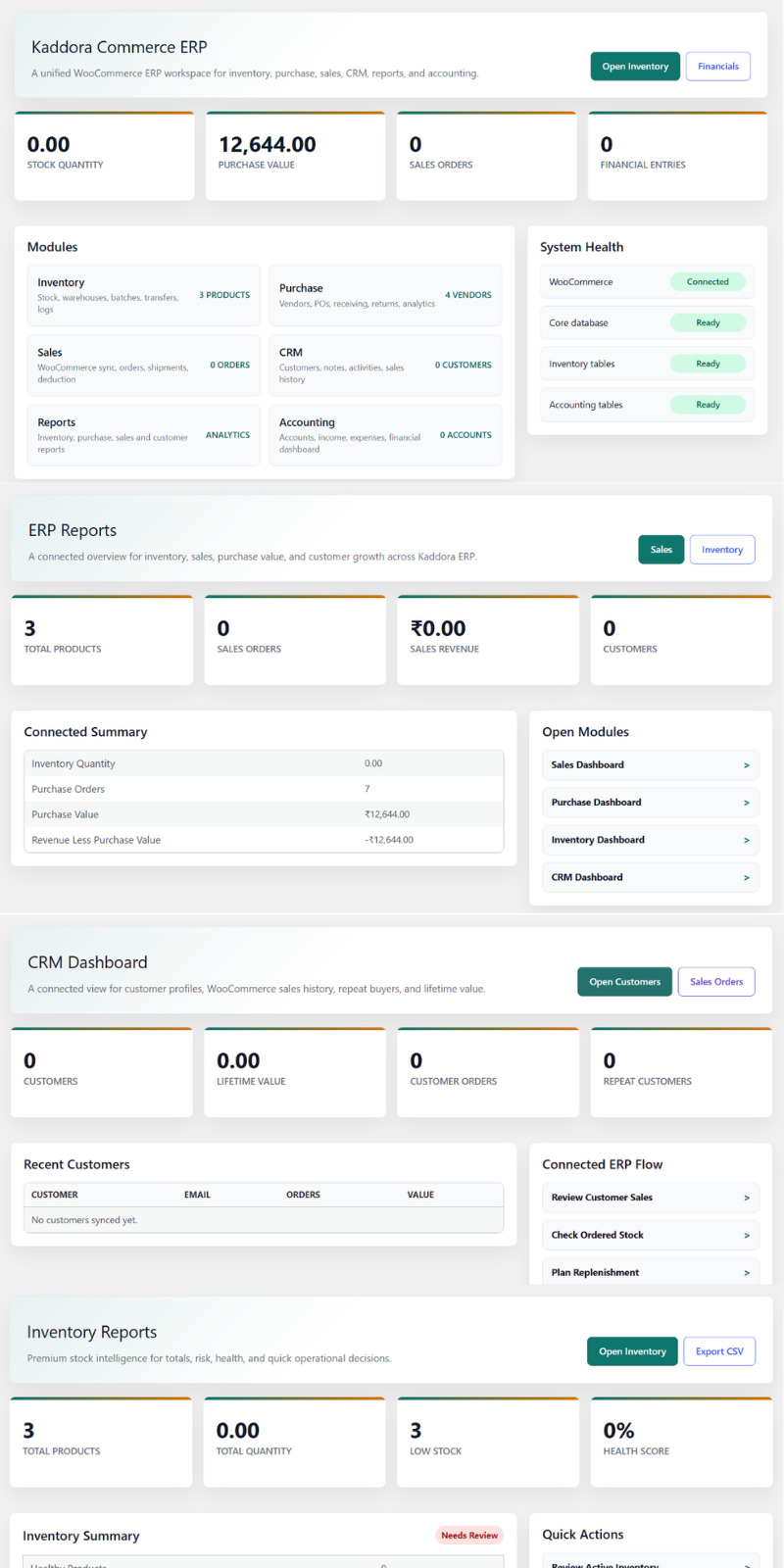 Plugin Kaddora ERP para WooCommerce - Características Imagen 1