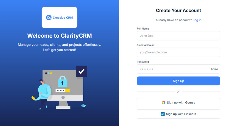 ClarityCRM – szablon panelu administracyjnego SaaS React + Tailwind i CRM - Obraz funkcji 16