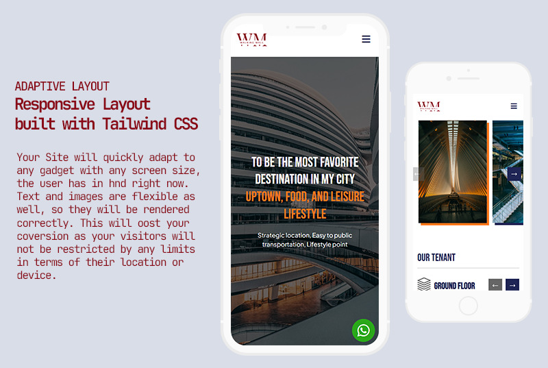 Walking Mall | Úvodní stránka nákupního centra - Features Image 1