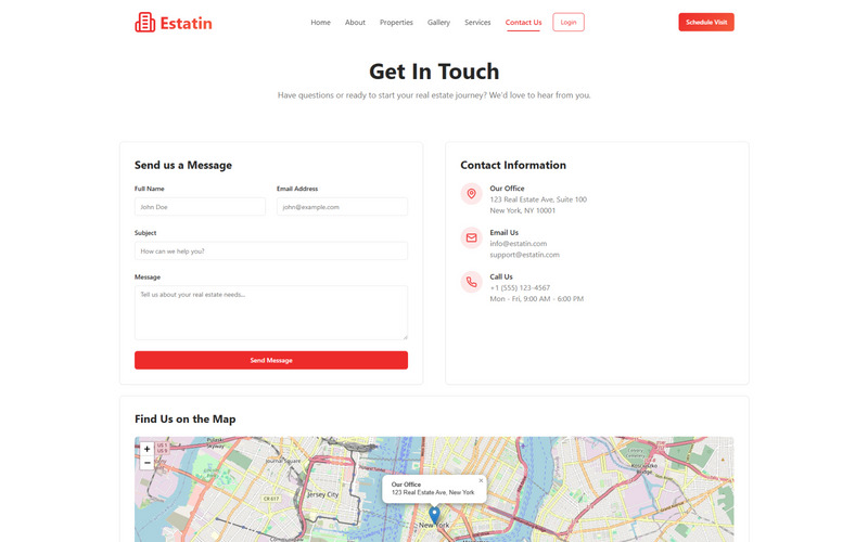 Estatin - Modello React per la gestione immobiliare - Caratteristiche Immagine 6