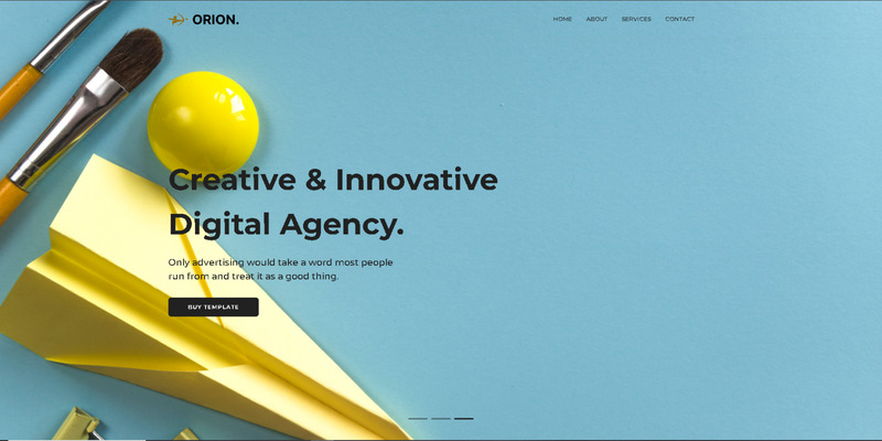 Orion - 代理机构和企业响应式多用途模板 - Features Image 2