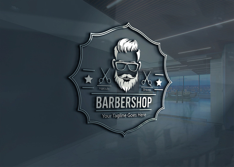 Modern Barbershop Logo Template - Features Image 1