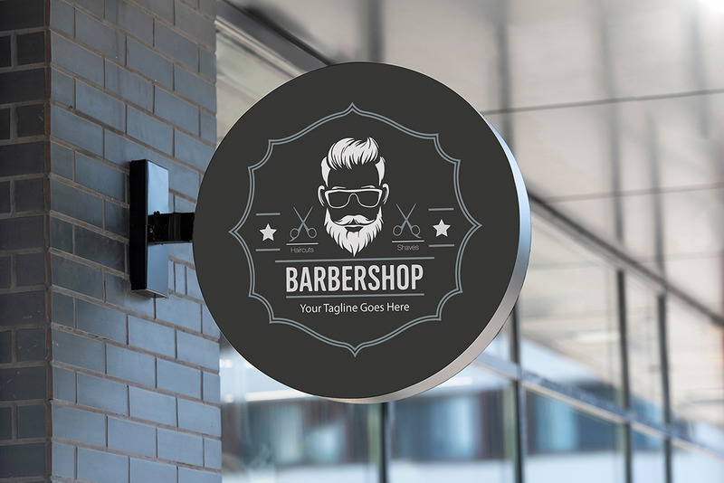 Modern Barbershop Logo Template - Features Image 2