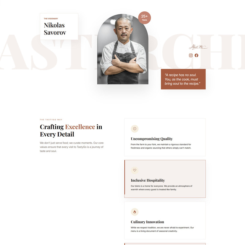 TastyGo – 食品和咖啡馆 HTML 模板 - Features Image 2
