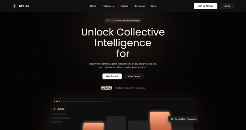 AI Startup, SaaS and Technology HTML5 Landing Page- AnuAI - Features Image 1