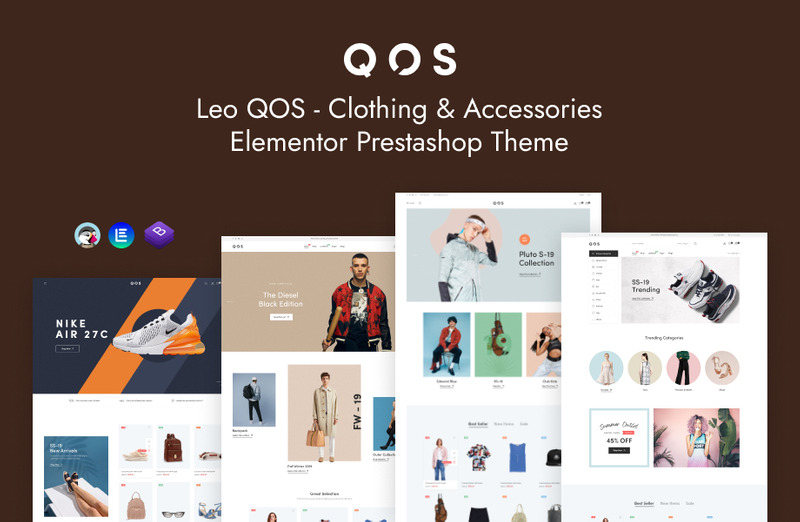 Leo Qos - Clothing & Accessories Elementor Prestashop Theme - Features Image 1