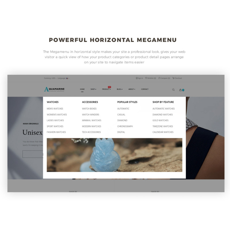 TM Aquamarine - Jewelry Store PrestaShop Theme - Features Image 1