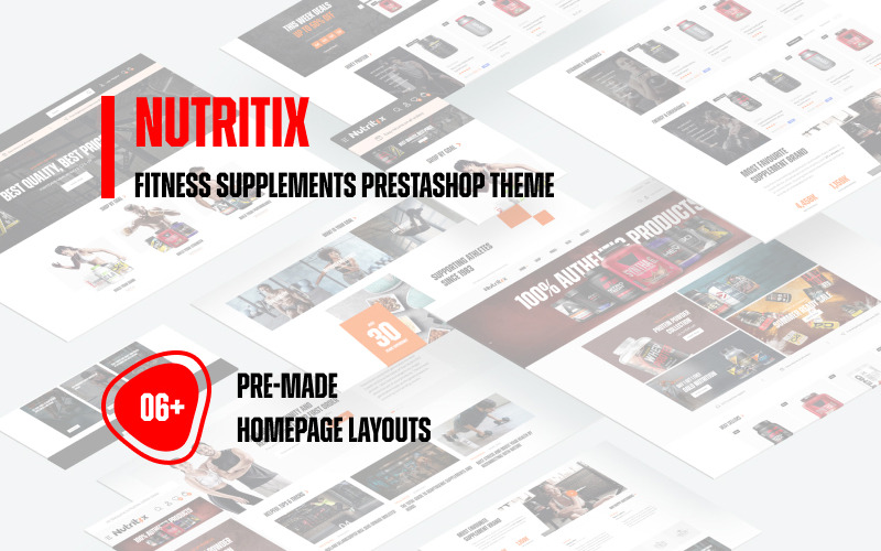 Leo Nutritix - Fitness Supplements Prestashop Theme - Features Image 1