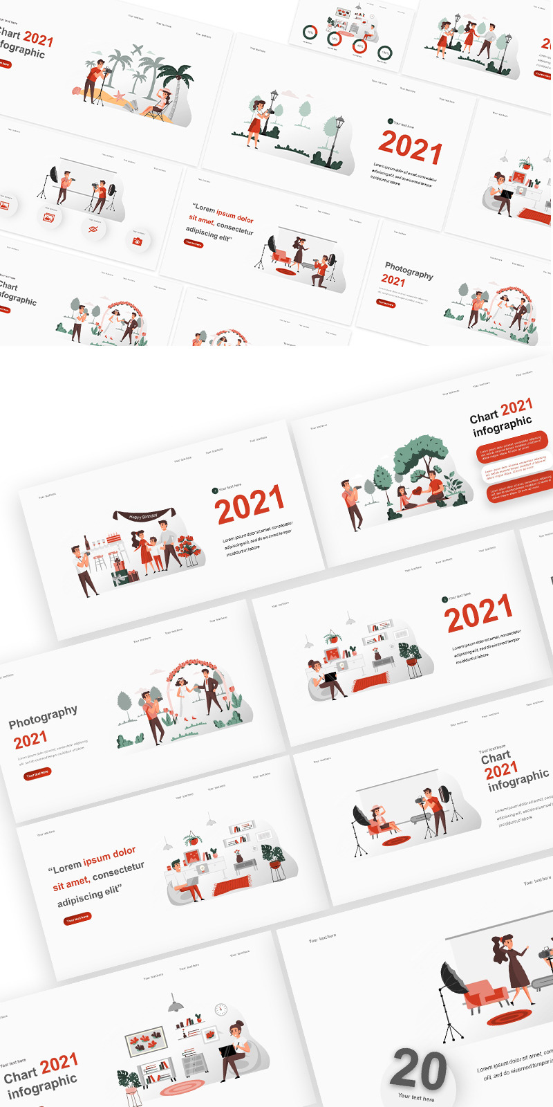 Photography Illustration Powerpoint Template - Features Image 1