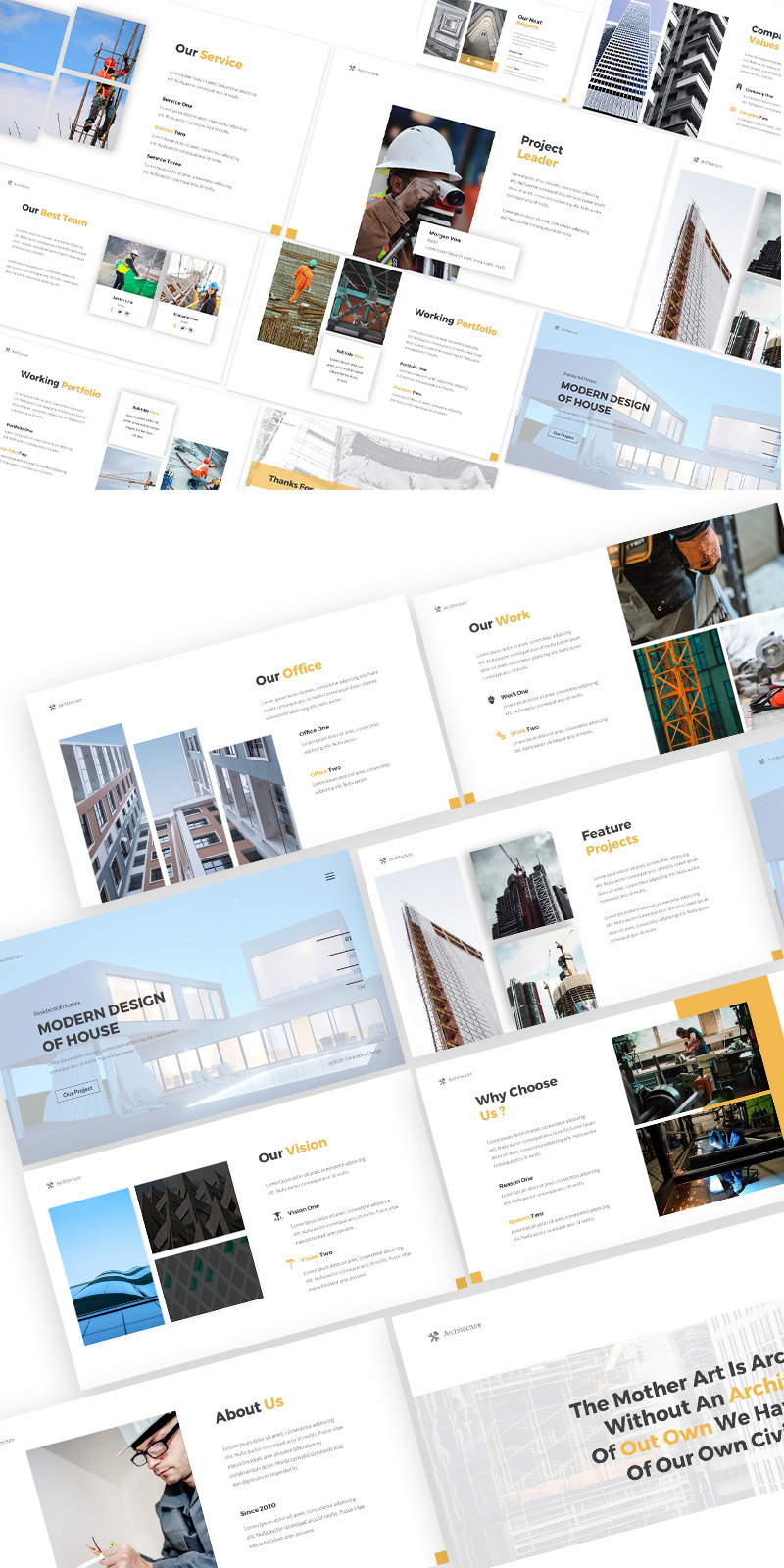 Architecture 2 Keynote Template - Features Image 1