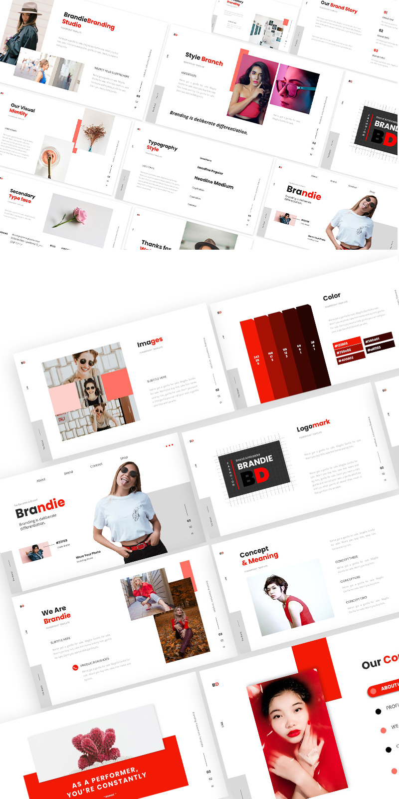 Brandie Branding Google Slides Template - Features Image 1