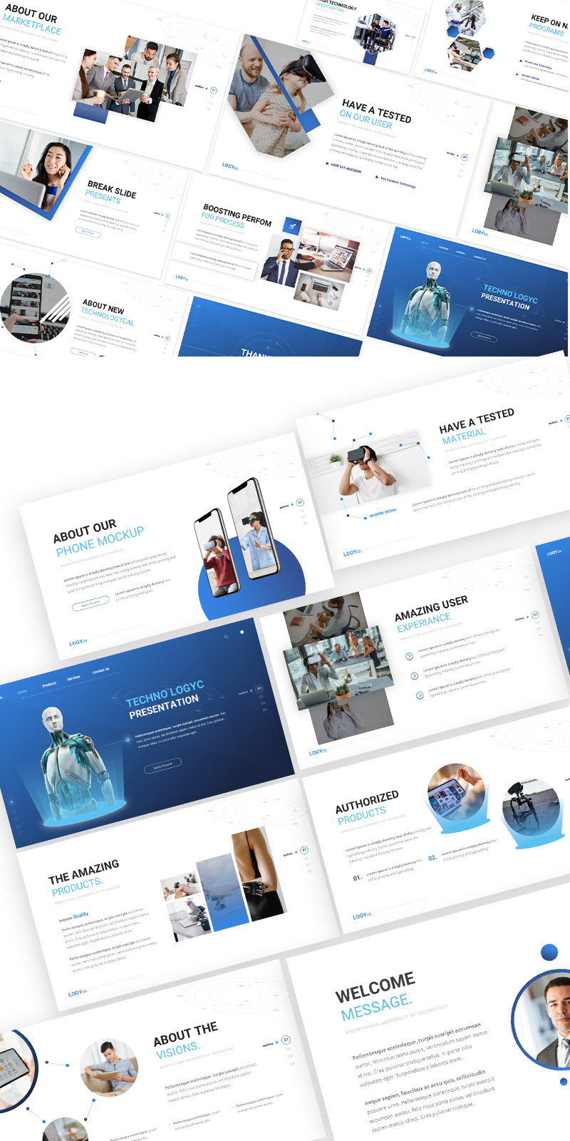 Technology Powerpoint Template - Features Image 1