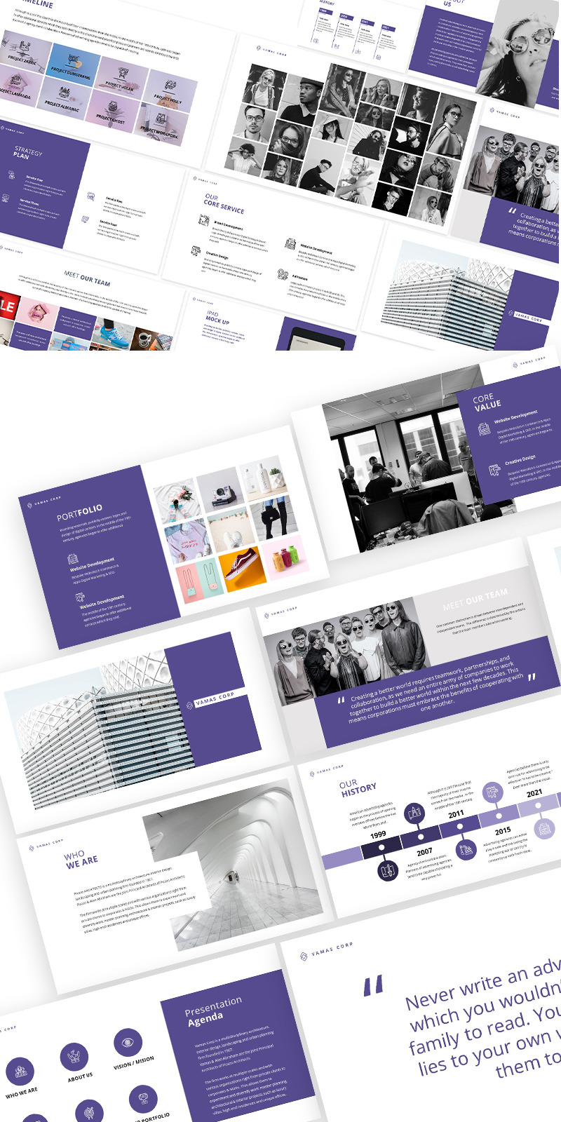 Vamas Powerpoint Template - Features Image 1