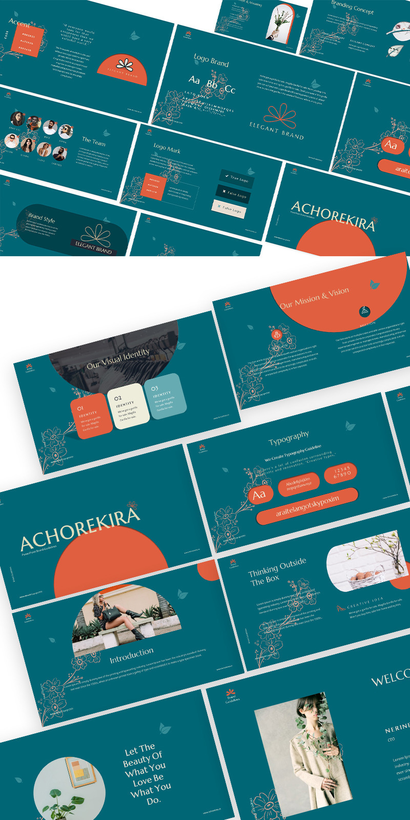 Achorekira Powerpoint Template - Features Image 1