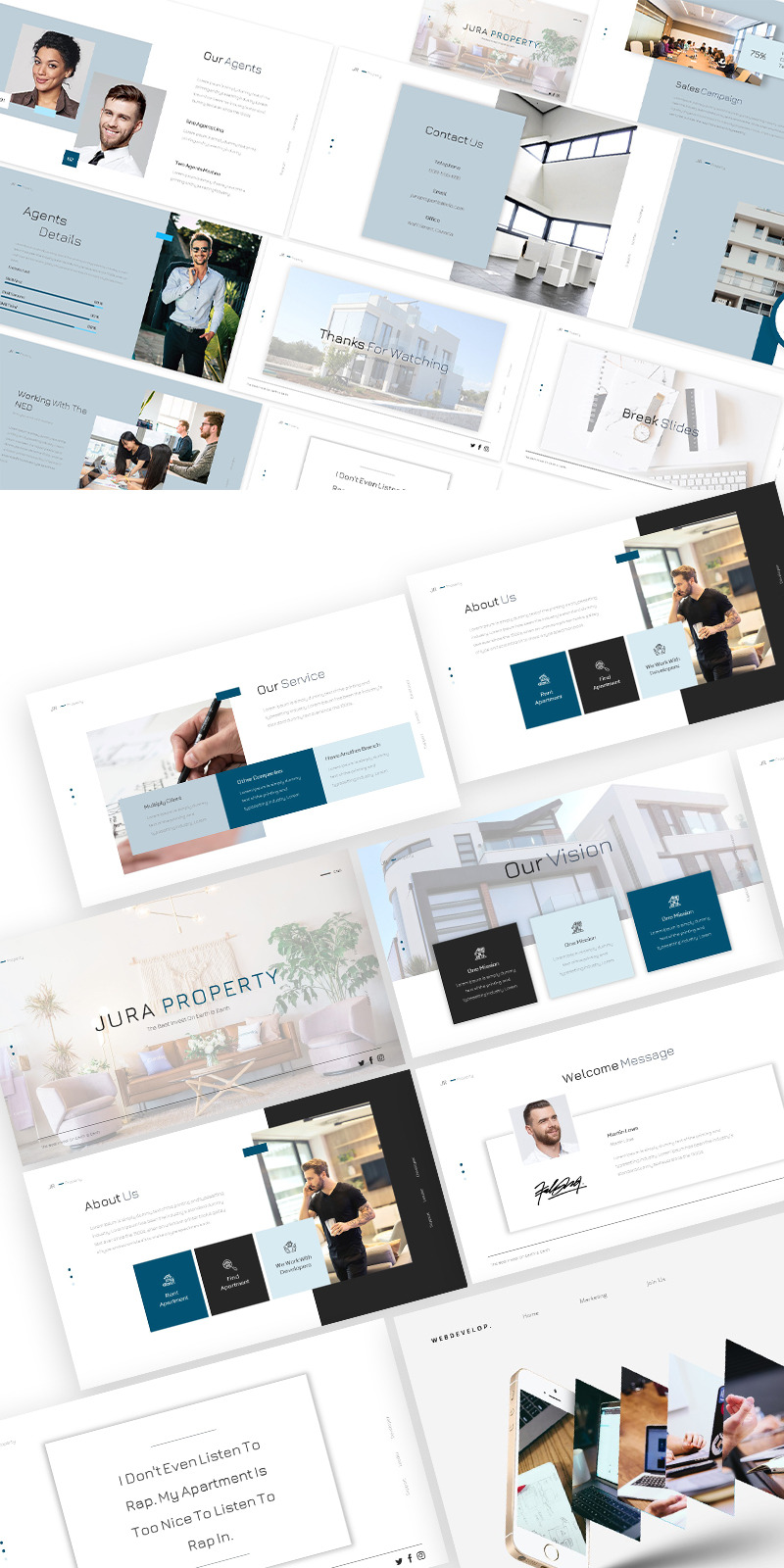 Jura Property Powerpoint Template - Features Image 1