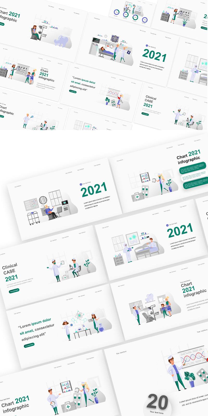 Medical Illustration Powerpoint Template - Features Image 1
