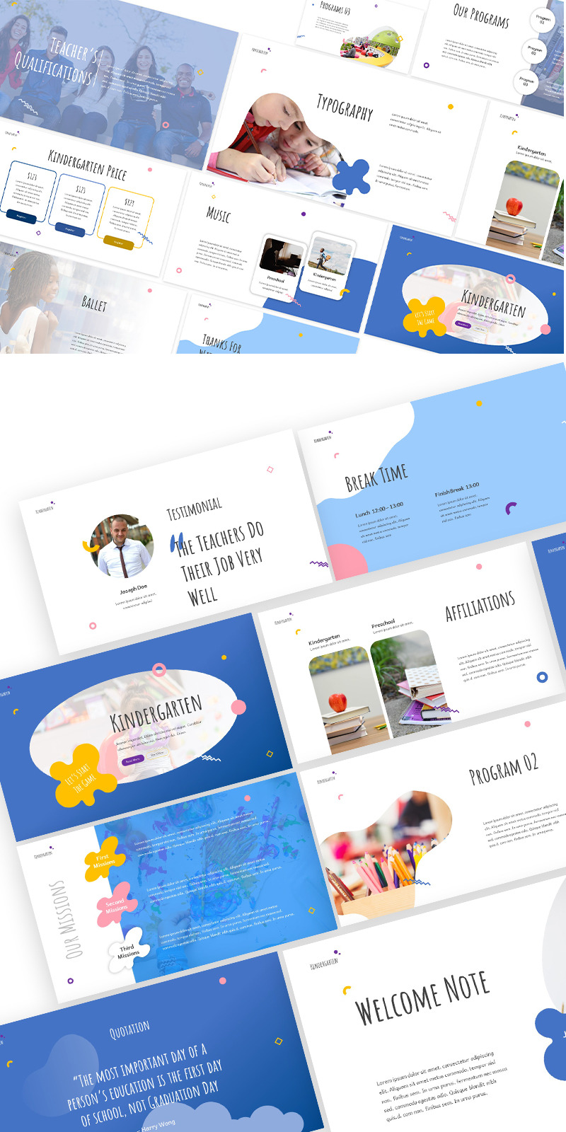 Kindergarten Powerpoint Template 192139 TemplateMonster