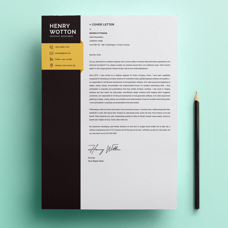Henry Wotton - Graphic Designer Resume - Features Image 3