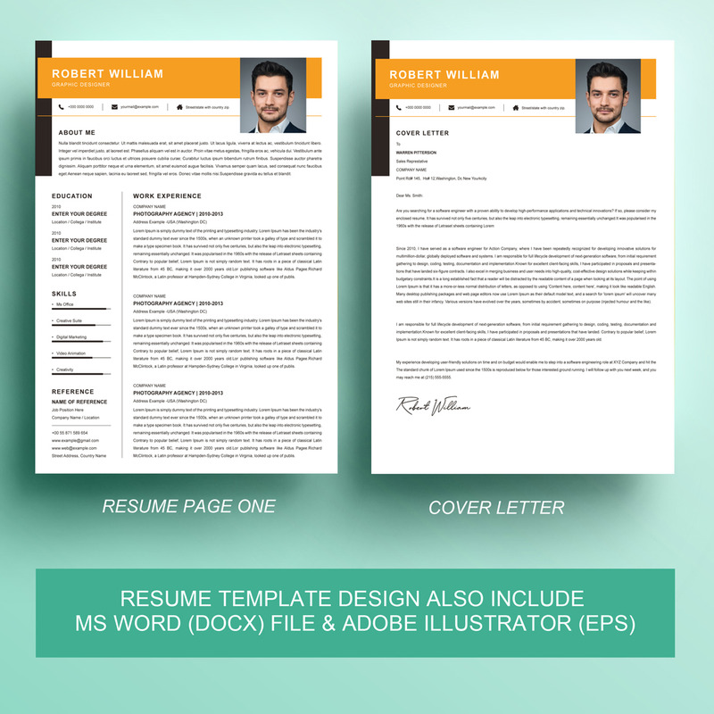 Robert William - Creative Reesume Design - Features Image 2