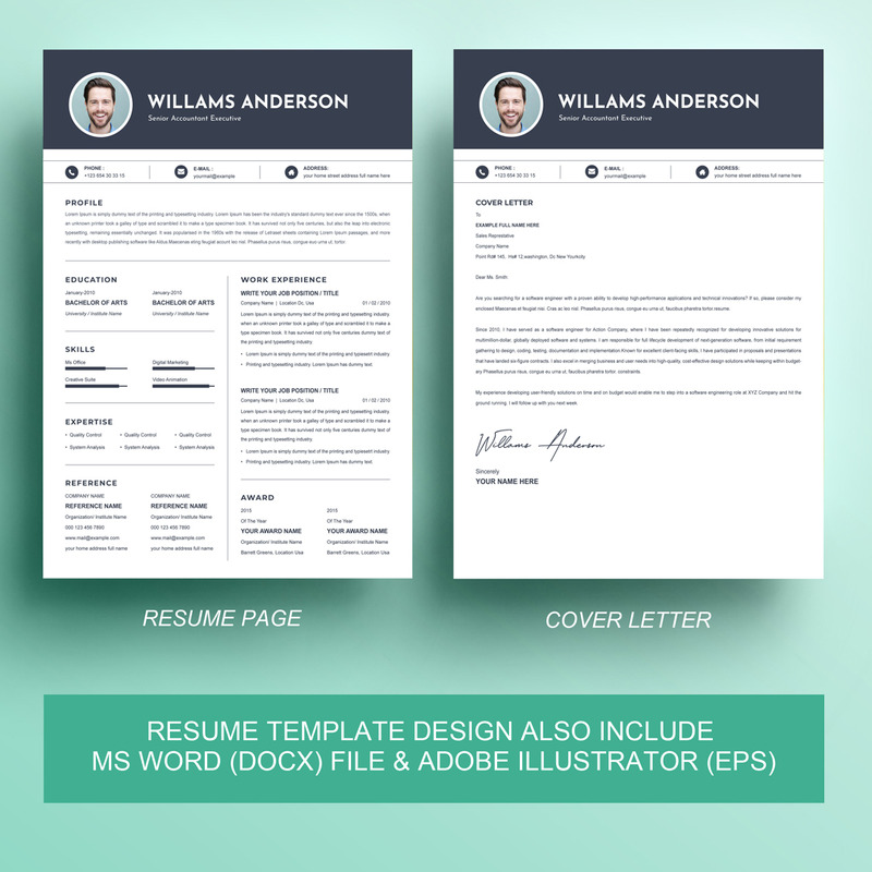 Williams Anderson - Resume Template Design - Features Image 2